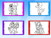 Cartoon Coloring Game - game