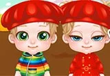 Cute Twin Fall Time - game