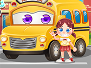 Deep Cleaning School Bus - game