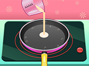 Girls Eat Pancake Game - game