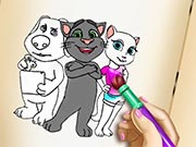 Kitty Coloring Game - game