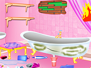 Princess House Cleaning Game - game
