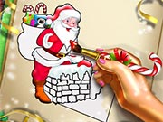 Santa Christmas Coloring Game - game