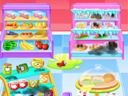 Supermarket Girl Cleanup Game - game