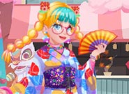 Teen Harajuku Kimono Dressup Game - game