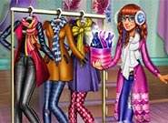 Winter Fashion Dolly Dress Up Game - game